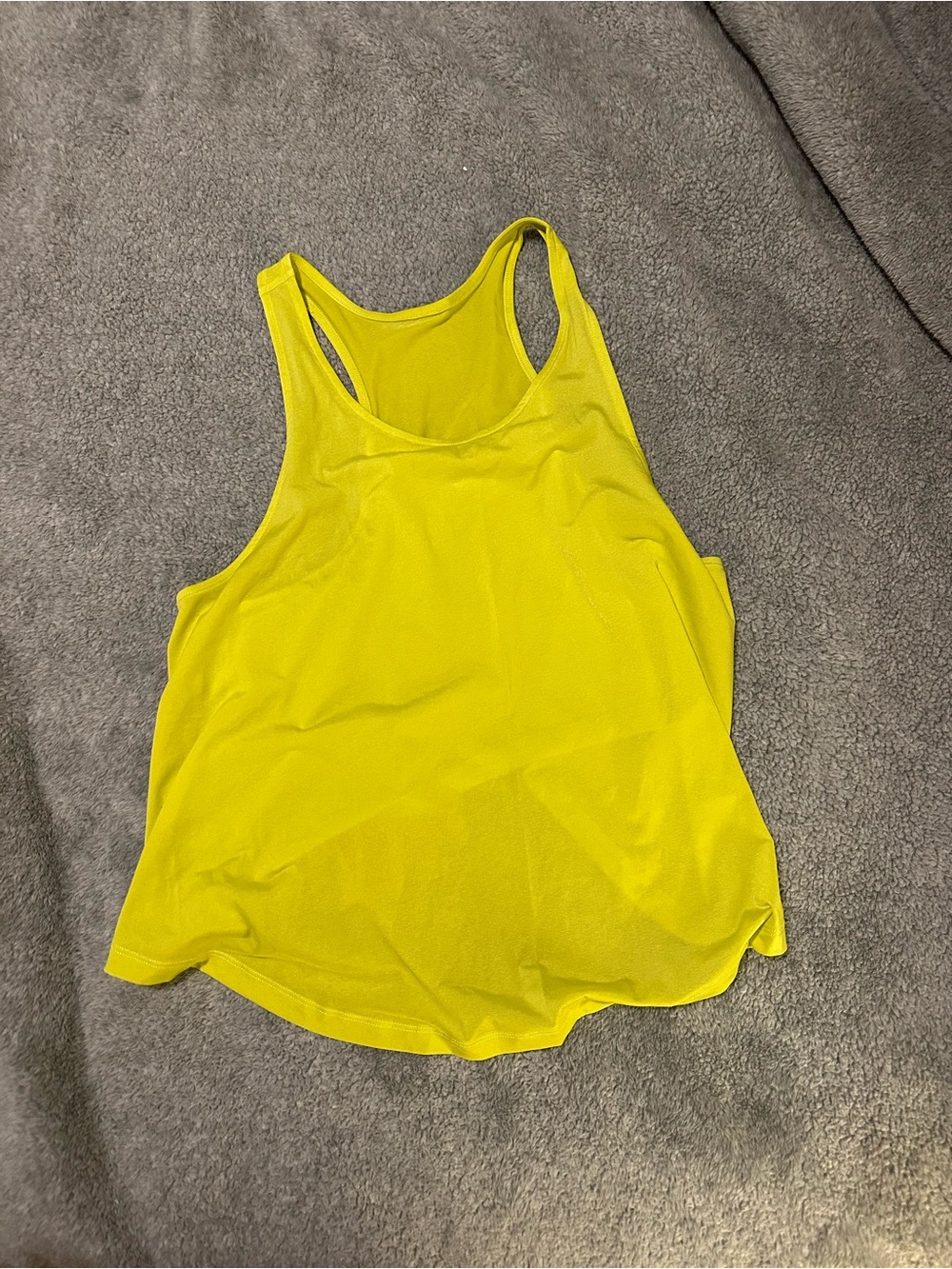 lululemon athletica Yellow Racerback Tank